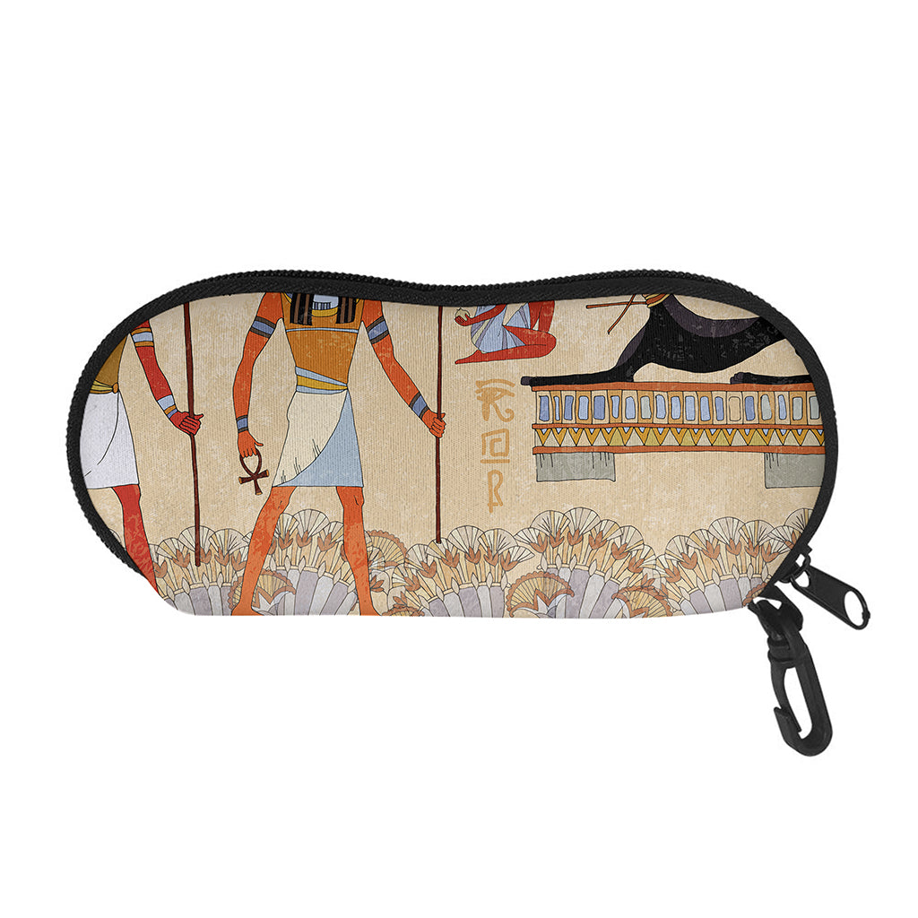 Egyptian Gods And Pharaohs Print Glasses Case