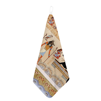 Egyptian Gods And Pharaohs Print Hand Towel