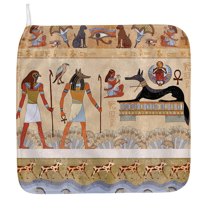 Egyptian Gods And Pharaohs Print Hand Towel