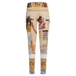 Egyptian Gods And Pharaohs Print High-Waisted Pocket Leggings