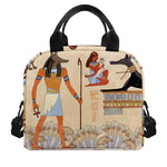 Egyptian Gods And Pharaohs Print Insulated Lunch Bag