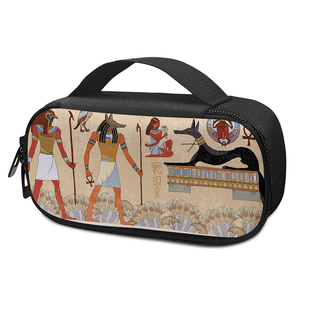 Egyptian Gods And Pharaohs Print Insulin Cooler Travel Case