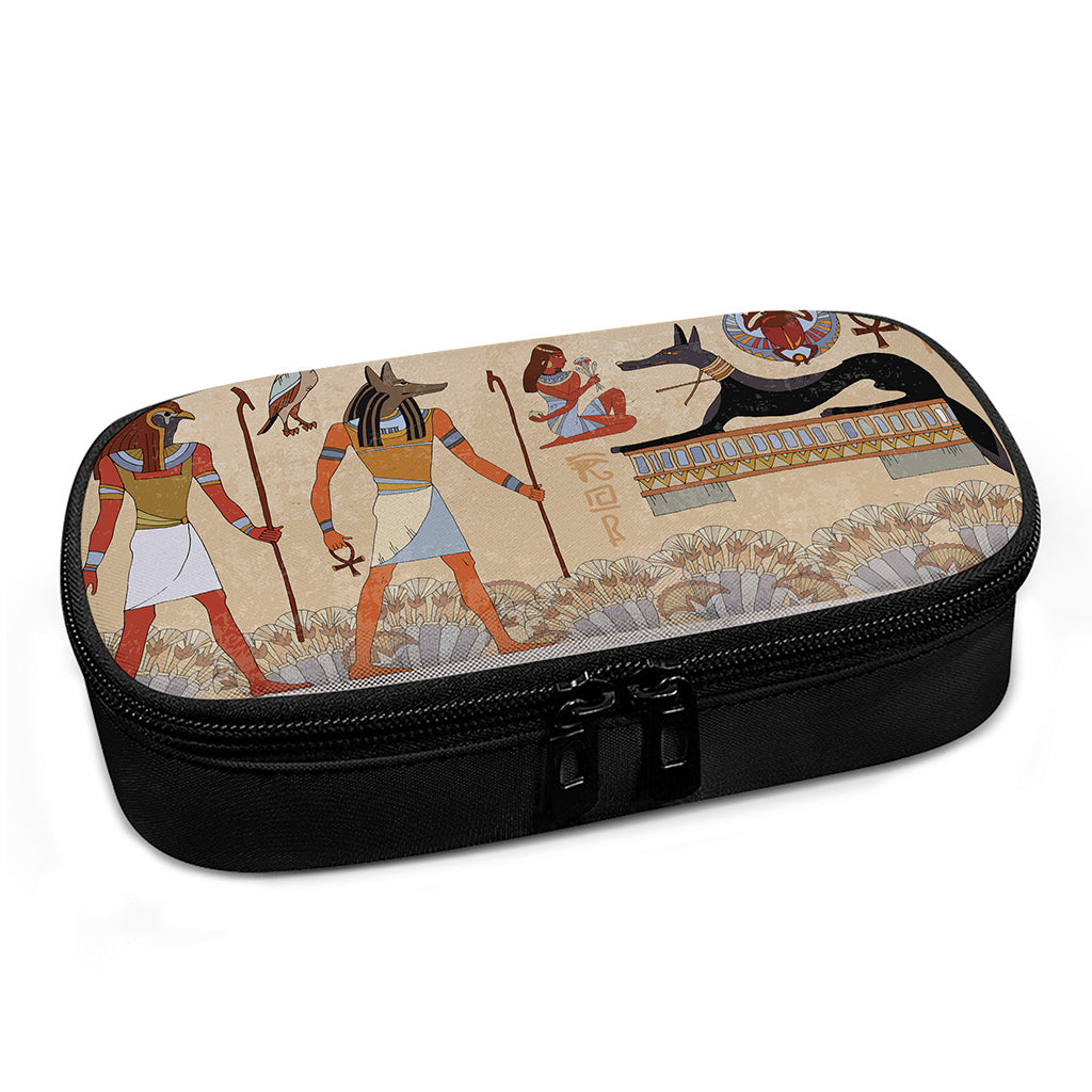 Egyptian Gods And Pharaohs Print Insulin Cooler Travel Case