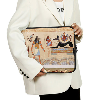 Egyptian Gods And Pharaohs Print Laptop Sleeve