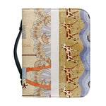 Egyptian Gods And Pharaohs Print Leather Bible Cover