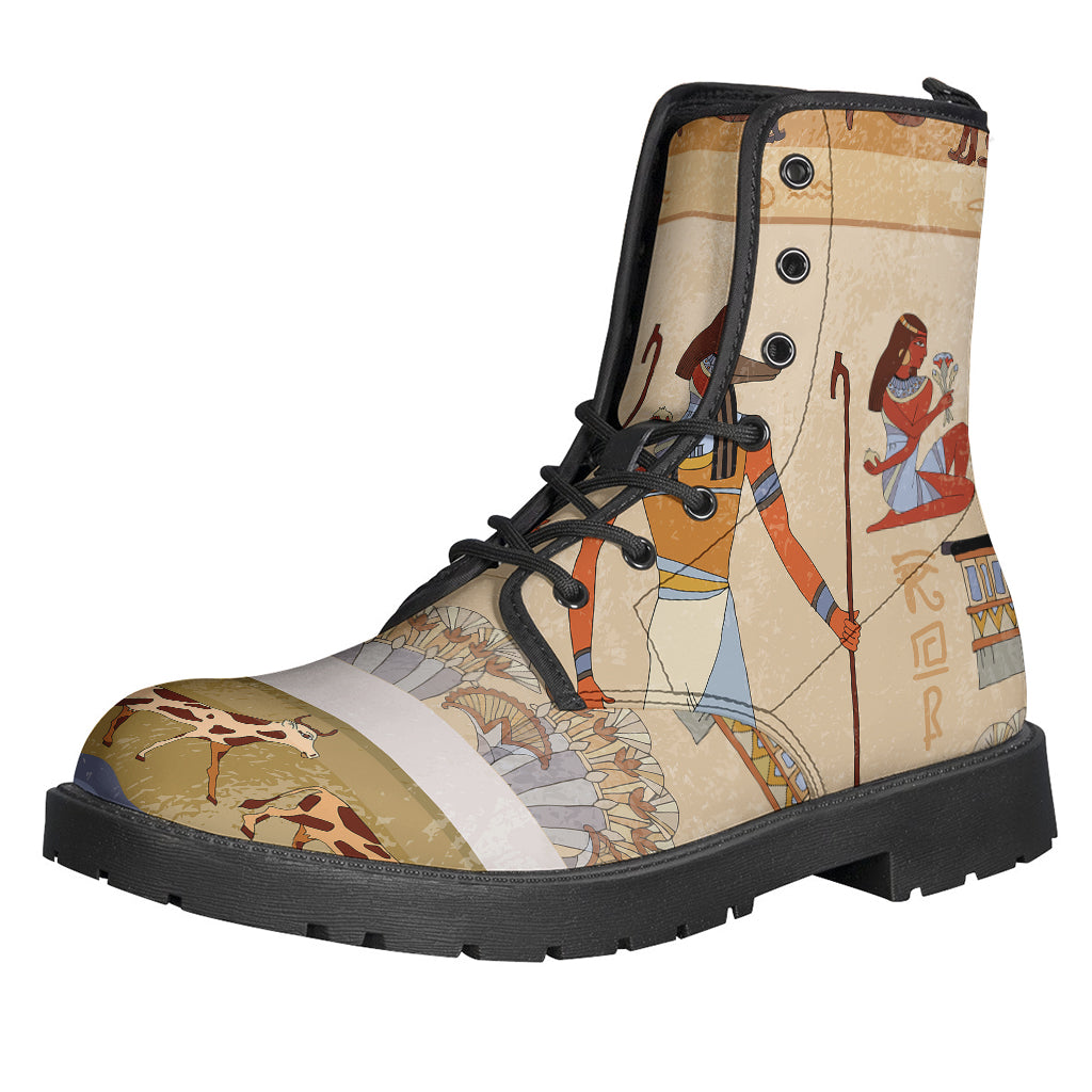 Egyptian Gods And Pharaohs Print Backpack