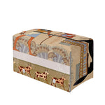 Egyptian Gods And Pharaohs Print Leather Tissue Box Cover
