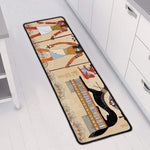 Egyptian Gods And Pharaohs Print Long Kitchen Mat
