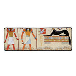 Egyptian Gods And Pharaohs Print Long Kitchen Mat