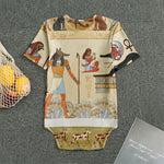 Egyptian Gods And Pharaohs Print Men's Bodysuit