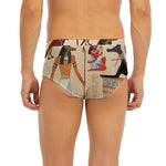 Egyptian Gods And Pharaohs Print Men's Briefs