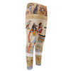 Egyptian Gods And Pharaohs Print Men's Compression Pants