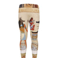 Egyptian Gods And Pharaohs Print Men's Leggings