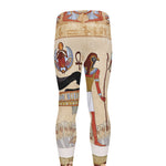 Egyptian Gods And Pharaohs Print Men's leggings