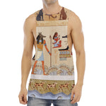 Egyptian Gods And Pharaohs Print Men's Muscle Tank Top