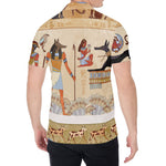 Egyptian Gods And Pharaohs Print Men's Shirt