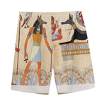 Egyptian Gods And Pharaohs Print Men's Sports Shorts