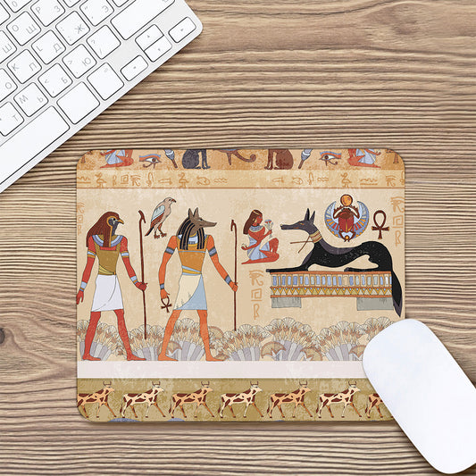Egyptian Gods And Pharaohs Print Mouse Pad