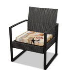 Egyptian Gods And Pharaohs Print Outdoor Seat Cushion Cover