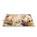 Egyptian Gods And Pharaohs Print Pet Cooling Mat Cover