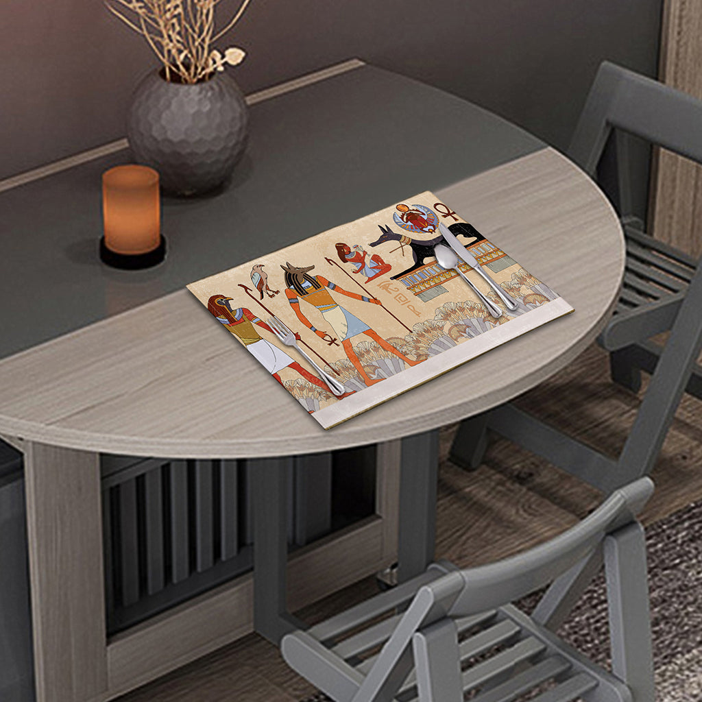 Egyptian Gods And Pharaohs Print Placemat