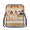Egyptian Gods And Pharaohs Print Rectangular Crossbody Bag