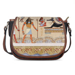 Egyptian Gods And Pharaohs Print Saddle Bag