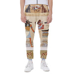 Egyptian Gods And Pharaohs Print Scuba Joggers