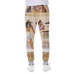 Egyptian Gods And Pharaohs Print Scuba Joggers