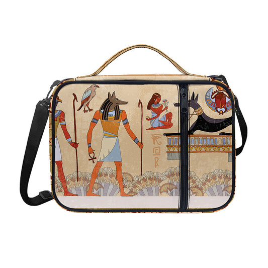 Egyptian Gods And Pharaohs Print Shoulder Strap Bible Bag