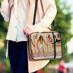 Egyptian Gods And Pharaohs Print Shoulder Strap Bible Bag