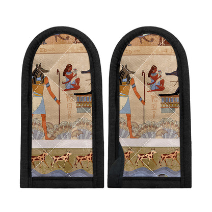 Egyptian Gods And Pharaohs Print Skillet Handle Cover