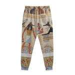Egyptian Gods And Pharaohs Print Sweatpants