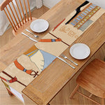 Egyptian Gods And Pharaohs Print Table Runner
