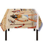 Egyptian Gods And Pharaohs Print Tablecloth