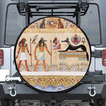 Egyptian Gods And Pharaohs Print Tire Cover