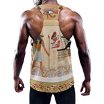 Egyptian Gods And Pharaohs Print Training Tank Top
