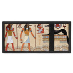 Egyptian Gods And Pharaohs Print Trifold Wallet