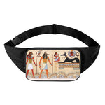 Egyptian Gods And Pharaohs Print Waist Bag