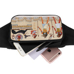 Egyptian Gods And Pharaohs Print Waist Bag