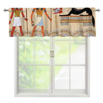Egyptian Gods And Pharaohs Print Window Valance