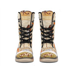 Egyptian Gods And Pharaohs Print Winter Boots
