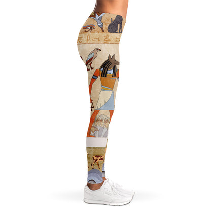 Egyptian Gods And Pharaohs Print Women's Leggings
