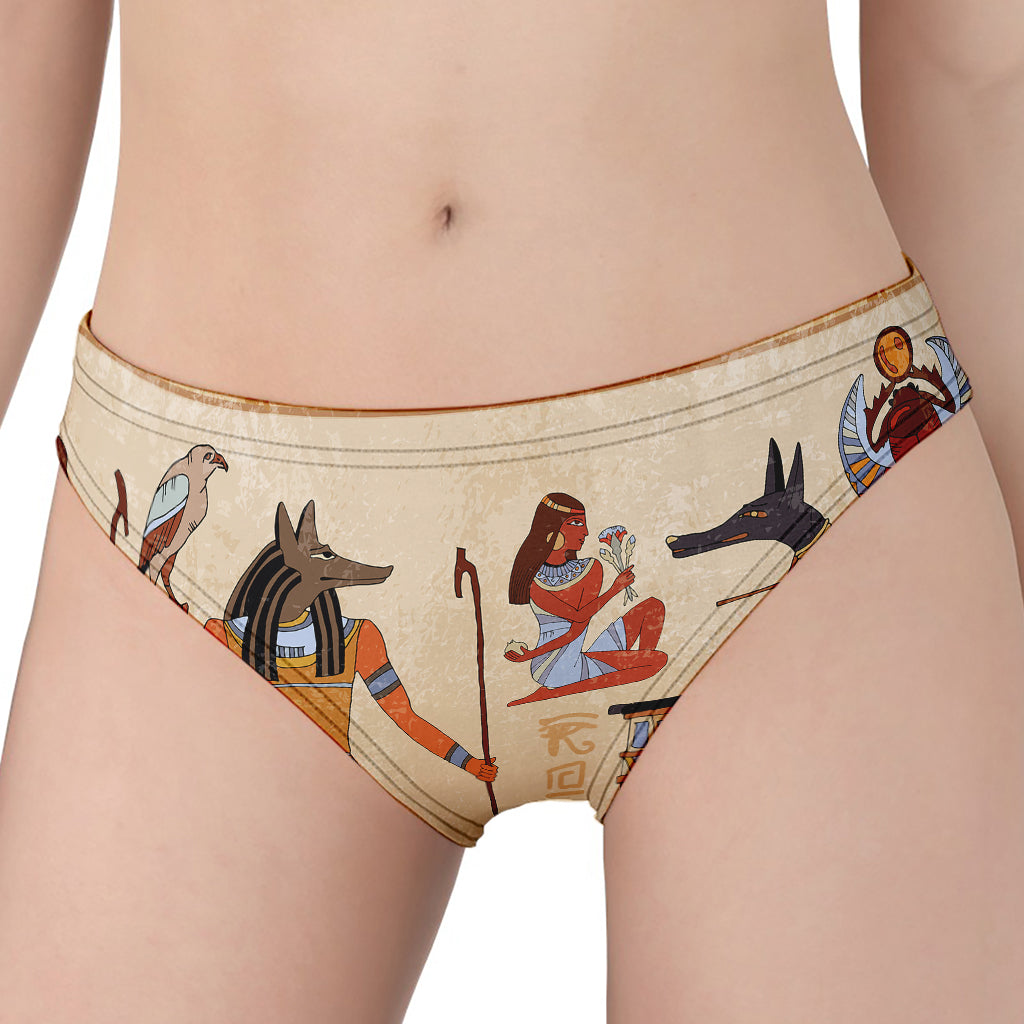 Egyptian Gods And Pharaohs Print Women's Panties