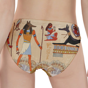 Egyptian Gods And Pharaohs Print Women's Panties