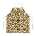 Egyptian Hieroglyphs Pattern Print Adjustable Apron