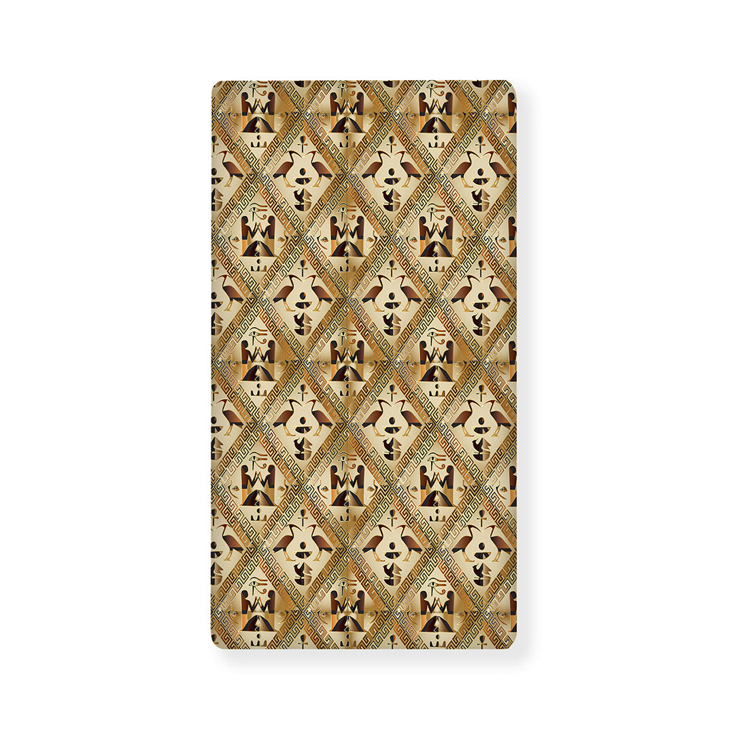 Egyptian Hieroglyphs Pattern Print Baby Crib Sheet