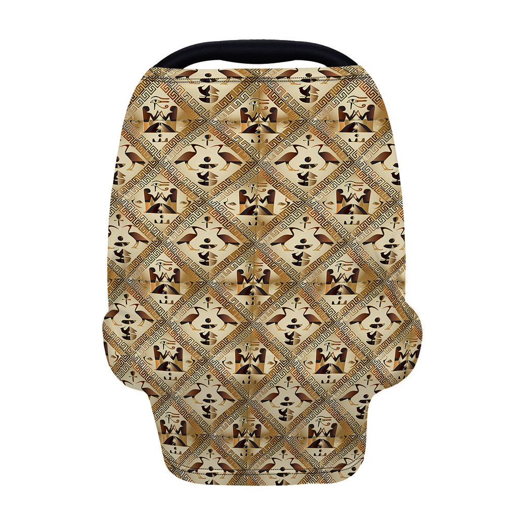 Egyptian Hieroglyphs Pattern Print Baby Seat Cover