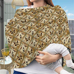Egyptian Hieroglyphs Pattern Print Baby Seat Cover