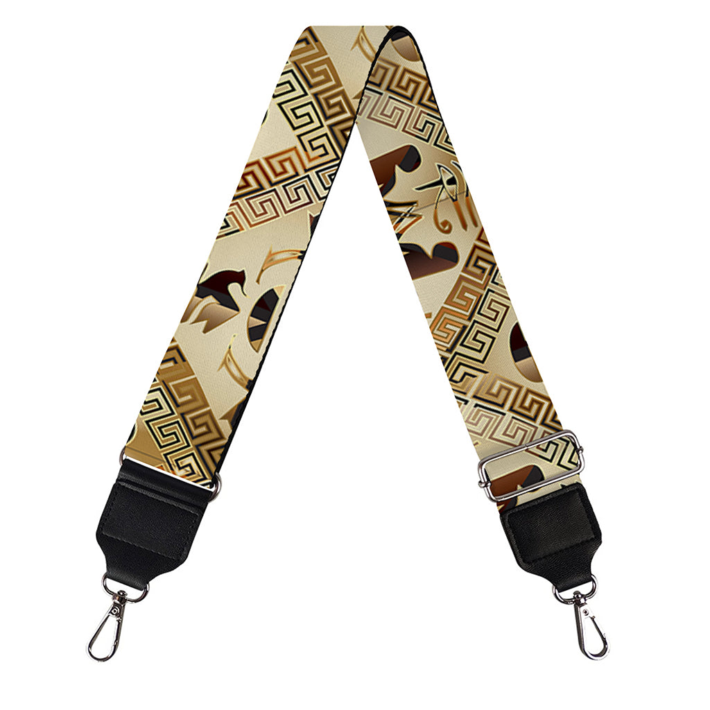 Egyptian Hieroglyphs Pattern Print Bag Strap